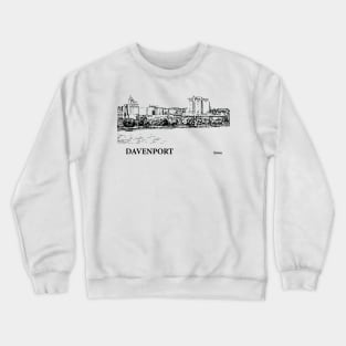 Davenport Iowa Crewneck Sweatshirt